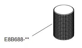 Levier chrom&eacute; - Jacob Delafon R&eacute;f. E8B688-CP