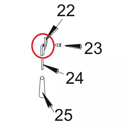 Loquet noir - INVICTA Réf. F670119UXXNNR