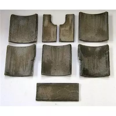 Lot de 8 briques r�fractaires pour po�le Petit Godin 3121, 3721 et 3721A (STOCK)