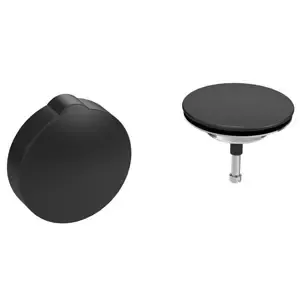 Manette et capot pour vidage Noir mat - JACOB DELAFON R&eacute;f. EWA884-BL