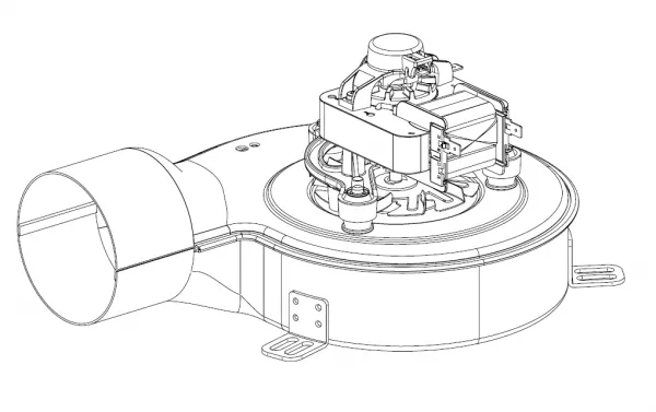 Moteur extraction fum�e - EXTRAFLAME R�f. 002271147