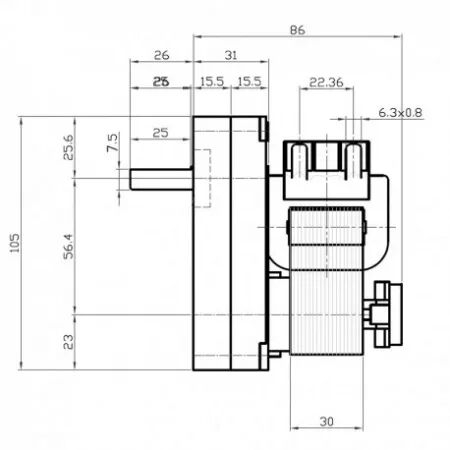 Motor&eacute;ducteur - Kenta r&eacute;f. K9175052 (SUIVI)