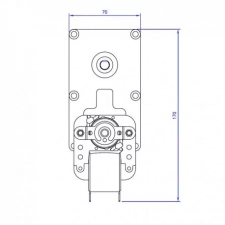 Motor&eacute;ducteur - Mellor r&eacute;f. FB1285 / DV3029 (SUIVI)