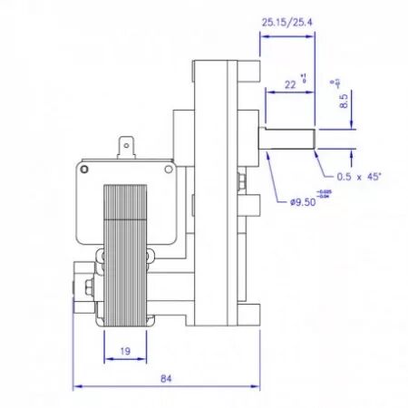 Motor&eacute;ducteur - Mellor r&eacute;f. FB1330 (SUIVI)