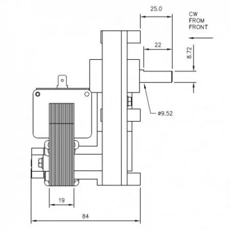 Motor&eacute;ducteur - Mellor r&eacute;f. FB1347 (SUIVI)