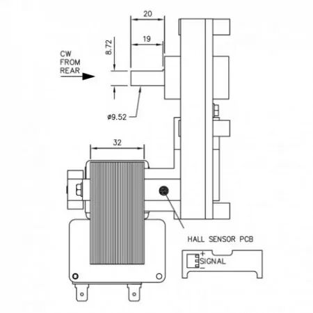 Motor&eacute;ducteur - Mellor r&eacute;f. FB1349 (SUIVI)