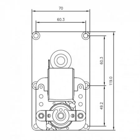 Motor&eacute;ducteur - Mellor r&eacute;f. FB1419 (SUIVI)