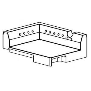 Moulage de base droit  - STOVAX Réf. RVN-CA7568