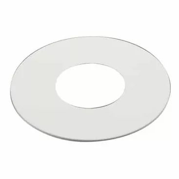 Obturateur pour plaque de finition Inox-Galva �150 �maill� blanc - Poujoulat r�f. 32150069-9020