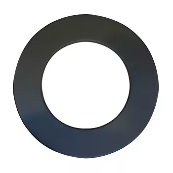 Obturateur pour plaque de finition Therminox �130 �maill� noir mat - Poujoulat r�f. 20130064-9019
