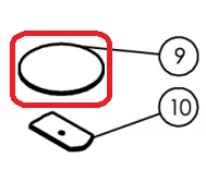 Obturateur sortie fum&eacute;e - CHARNWOOD R&eacute;f. 012/PV09