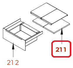 Paire de panneaux isolants cendrier - PALAZZETTI Réf. 895733931