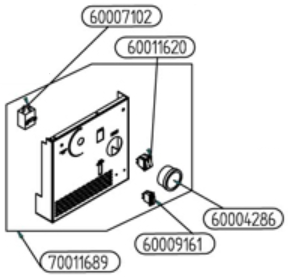 PANNEAU BOSKY F25-F30 - Thermorossi Réf. 70011689
