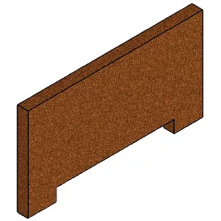 Panneau vermiculite - MCZ (Cadel-FreePoint-Red) R�f.41151701200