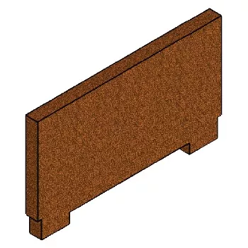 Panneau vermiculite - MCZ (Cadel-FreePoint-Red) R&eacute;f.41151701300