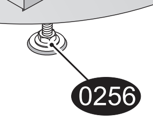Pied à visser (à l\'unité) - HARK Réf. ETSTO0256013
