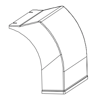 Pied arche poêle Fifty - INVICTA Réf. F612266B