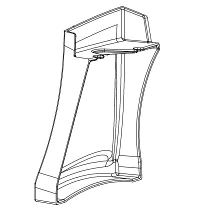Pied gauche - INVICTA Réf. F612479B