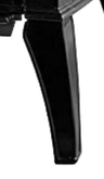 Pied peint noir à l\'unité - SUPRA Réf. 84722