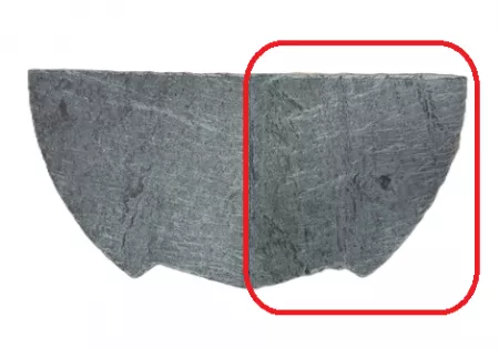 Pierre grise chauffe-plat droit Ontario - SUPRA R&eacute;f. 83361