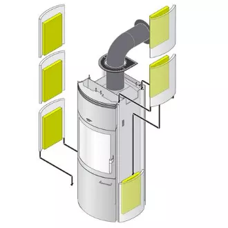 Pierres de stockage thermique (ensemble de 6 pi&egrave;ces) - HARK R&eacute;f. ET01N0605001