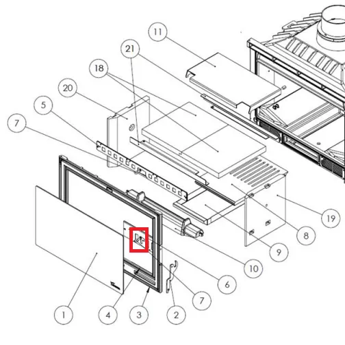 Pivot pour registre - LACUNZA r�f. 500000000108