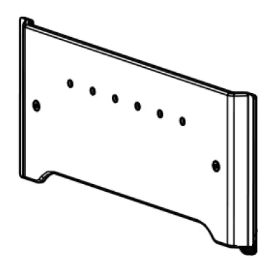 Plaque arrière - SUPRA Réf. FR0200420B