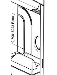 Plaque arri&egrave;re - Thermorossi R&eacute;f. 70015023