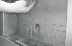 Plaque arrière de foyer - Thermorossi Réf. 70014061