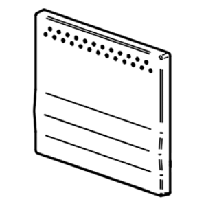 Plaque arri�re foyer  - STOVAX R�f. CA7937