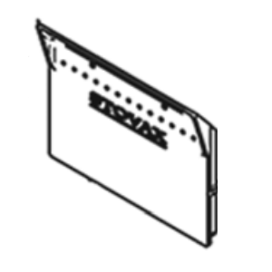 Plaque arri�re foyer  - STOVAX R�f. S5.27