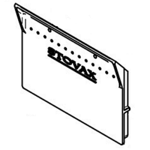 Plaque arri�re foyer  - STOVAX R�f. SL27