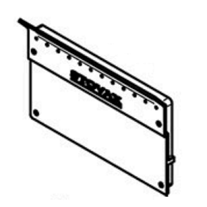 Plaque arri�re foyer  - STOVAX R�f. SM60