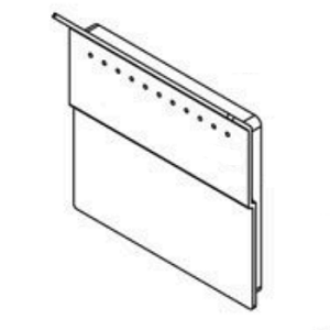 Plaque arri�re foyer - STOVAX R�f. SS27