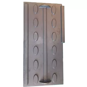 Plaque arrière foyer 369101 à l\'unité - pièce adaptable = GODIN réf. 10176369101053 (SUIVI)