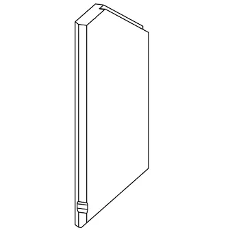 Plaque c�t� gauche - Heta Scan-Line r�f.0023-000105