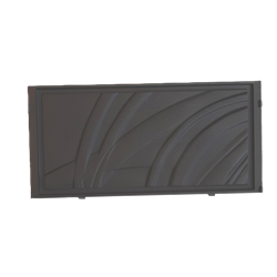 Plaque d\'âtre fonte - SUPRA Réf. 23811 (SUIVI)