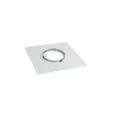 Plaque de propret� carr�e Blanc �150-153mm - TEN 125155 (STOCK)
