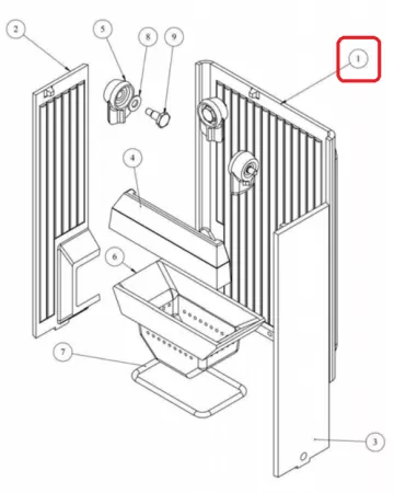 PLAQUE DECOR 491005 - GODIN Réf. 22422491005053