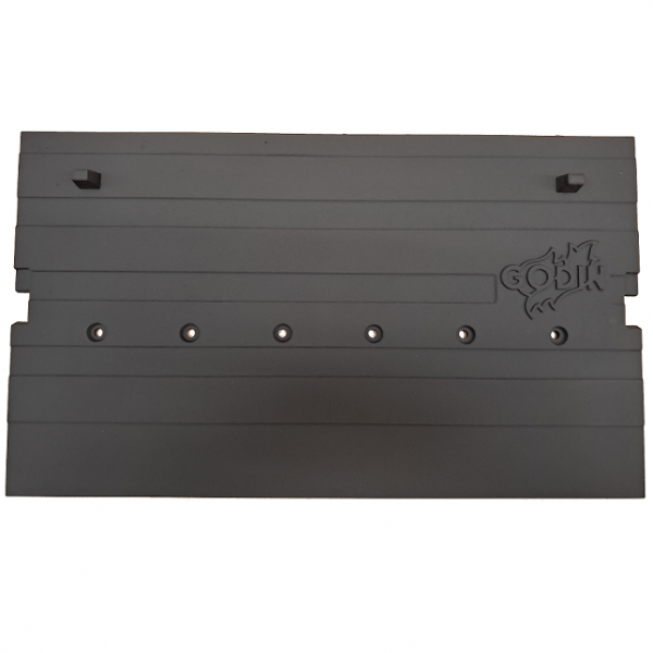 Plaque d�cor arri�re foyer insert Visi 85 - Godin r�f. 017437 (SUIVI)
