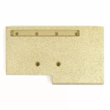 Plaque fond du foyer � gauche - Heta Scan-Line r�f.0023-0171