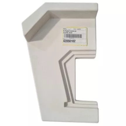 Plaque foy&egrave;re droite en Alutec - MCZ (Cadel-FreePoint-Red) R&eacute;f.42050102