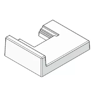 Plaque foy�re droite en Alutec - MCZ (Cadel-FreePoint-Red) R�f.42050156
