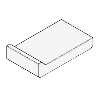Plaque foy&egrave;re en Alutec - MCZ (Cadel-FreePoint-Red) R&eacute;f.41151001700
