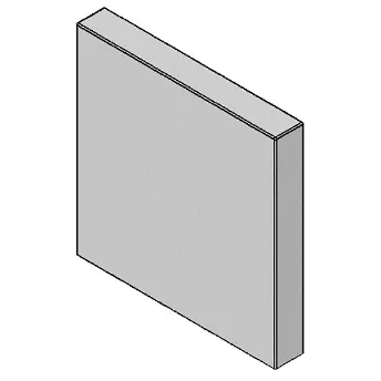 Plaque foy&egrave;re en Alutec - MCZ (Cadel-FreePoint-Red) R&eacute;f.41151702800