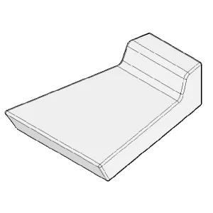 Plaque foy�re lateral en Alutec - MCZ (Cadel-FreePoint-Red) R�f.41150900600