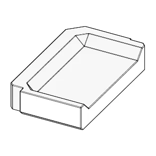 Plaque foy�re lat�ral en Alutec - MCZ (Cadel-FreePoint-Red) R�f.41151001600