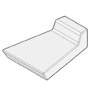 Plaque foy�re lat�rale en Alutec - MCZ (Cadel-FreePoint-Red) R�f.41150901200