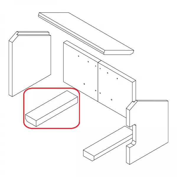 Plaque sole foy�re (� l\'unit�) - Heta Scan-Line r�f.0023-0154