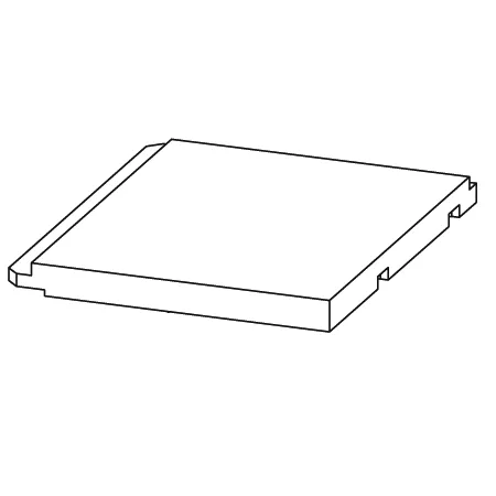 Plaque sole foy�re gauche - Heta Scan-Line r�f.0023-031148